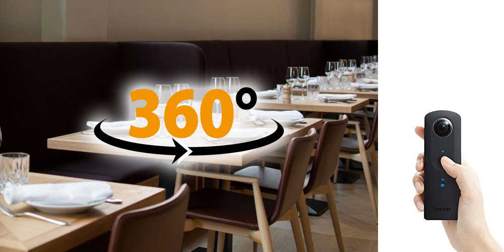 Visite virtuelle 360 restaurant